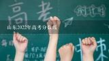 山东2022年高考分数线,山东大学舞蹈专业分数线