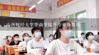 山西财经大学华商学院各专业分数线