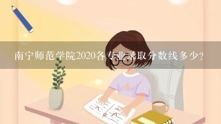 南宁师范学院2020各专业录取分数线多少？