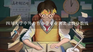 四川大学中外合作办学专业河北录取分数线