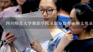 四川师范大学舞蹈学院录取分数专业和文化录取分数各是多少