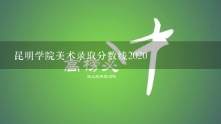 昆明学院美术录取分数线2020