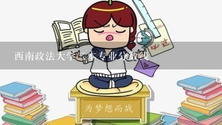 西南政法大学二本专业分数线