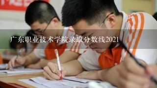 广东职业技术学院录取分数线2021