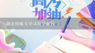 湖北传媒大学录取分数线