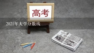 2021年大学分数线