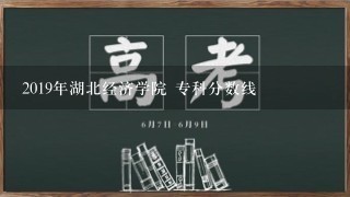 2019年湖北经济学院 专科分数线