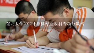 东北大学2022计算机专业农村专项分数线