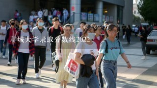 聊城大学录取分数线2022