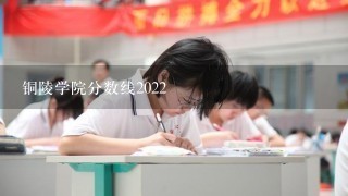 铜陵学院分数线2022