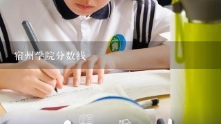 宿州学院分数线