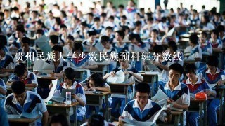 贵州民族大学少数民族预科班分数线