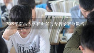 2009年南昌大学在山东的专科录取分数线