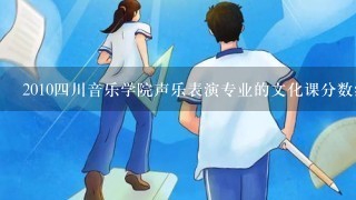 20104川音乐学院声乐表演专业的文化课分数线是多少？