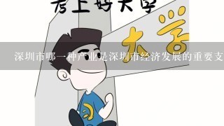 深圳市哪一种产业是深圳市经济发展的重要支柱?